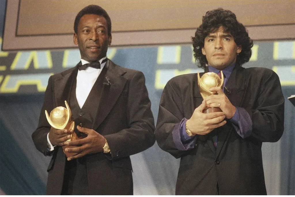 Pelé e Maradona juntos